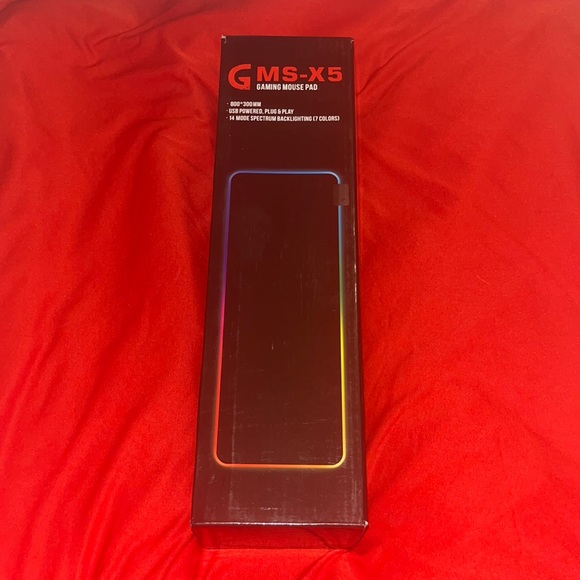 GMS-X5 7 Colors Symphony Glowing Gaming Mouse Pad, 14 Spectral Backlight… - Picture 4 of 11